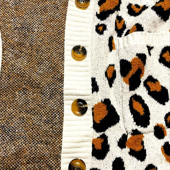 Target - Who What Wear: Leopard Print Button Down Cardigan - Picture 5 of 5